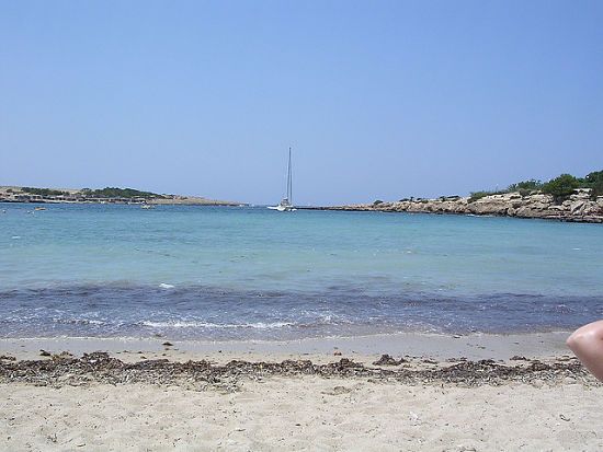 Punta Xinxó, einer der am meisten empfohlenen Strände in Sant Josep de Sa Talaia, Ibiza