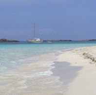Espalmador, eine wunderschöne Insel nördlich von Formentera