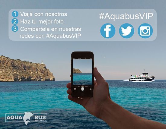 Concurso #AquabusVIP: ¡presume de vacaciones en Formentera!