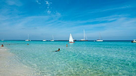 Sa Roqueta, eine wunderschöne Bucht in Formentera